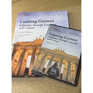 The Great Courses Learning German Workbook + DVD Set Complete